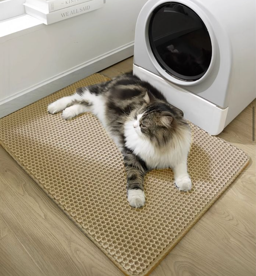 Tapis de litière pour chat